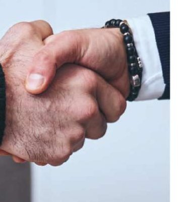 Business handshake